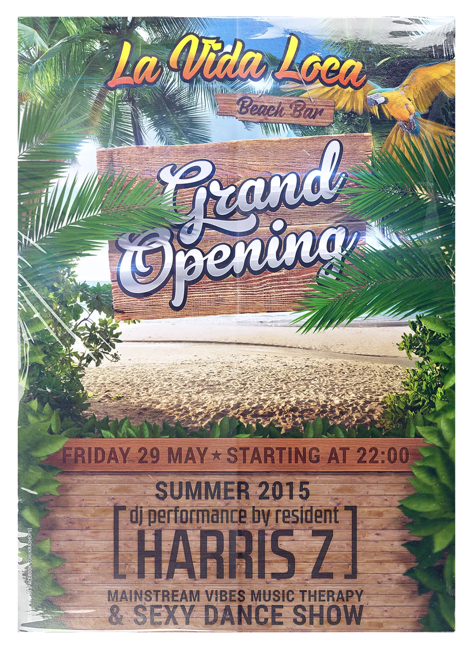 Krash1One Poster * La Vida Loca Grand Opening in Crete